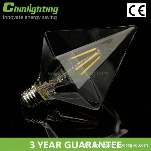 Diamond E27 Filament LED Bulb 3.5W dimmable led bulb cool white